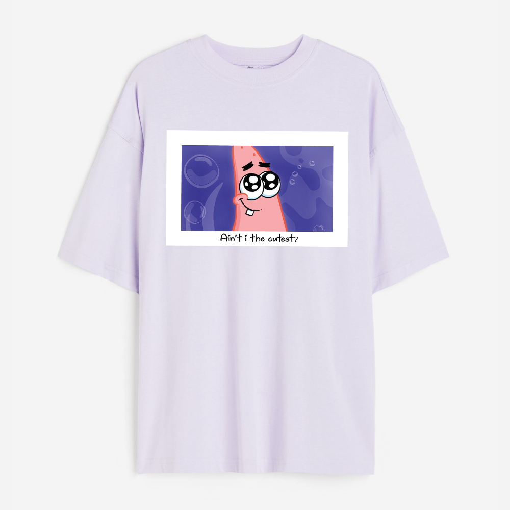 Ain't I The Cutest Lightweight 180 GSM Unisex Oversized T-shirts