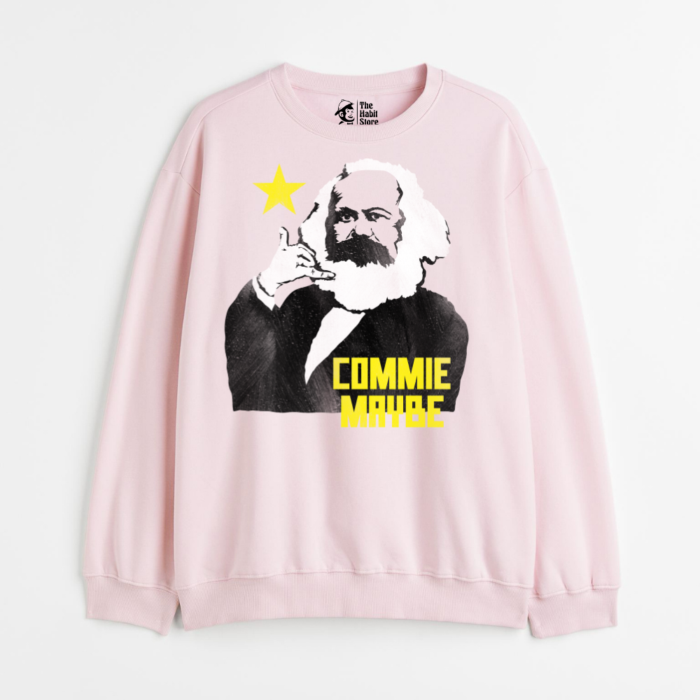 "But Here's My Number, So Commie Maybe - Cozy Delight: Winter Bliss Unisex Oversized Sweatshirt (400 GSM)"