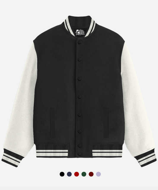 Classic Varsity Jacket | Unisex, Premium Fit - 6 Winter-Ready Colours (300 GSM)