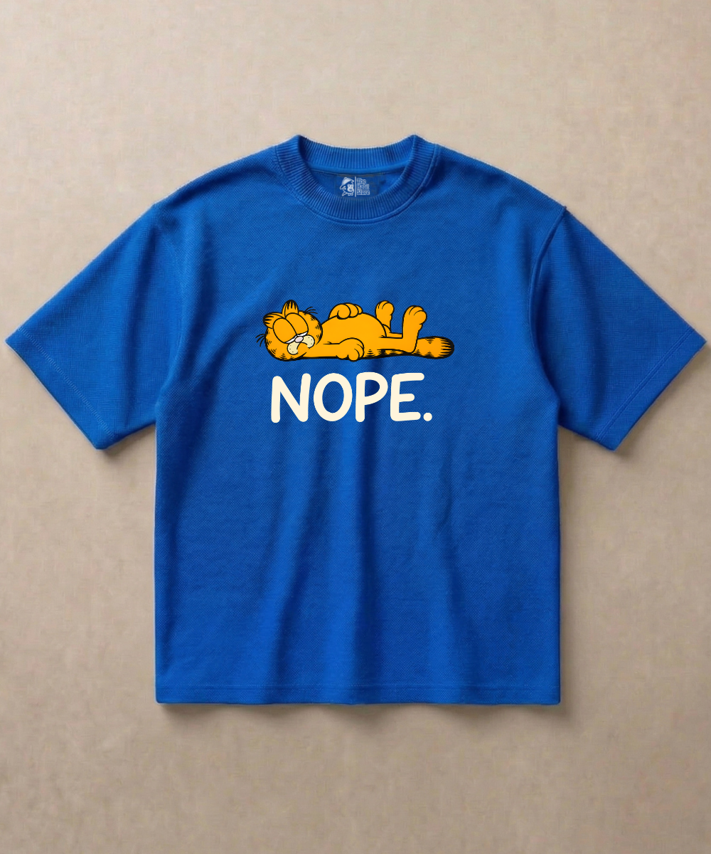 Nope - Premium French Terry Oversized T-shirt