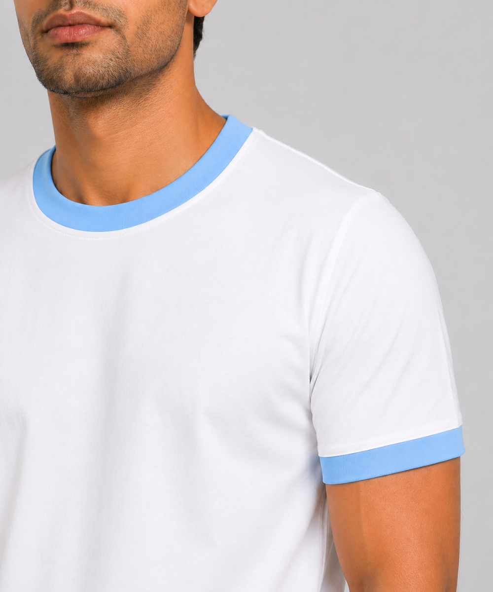 White Ringer T-Shirt