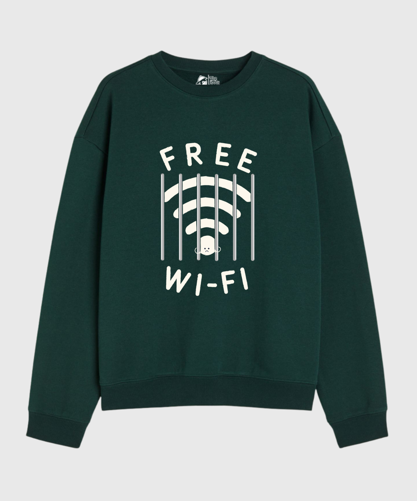 Free Wifi - Cozy Delight: Winter Bliss Unisex Oversized Sweatshirt (400 GSM)