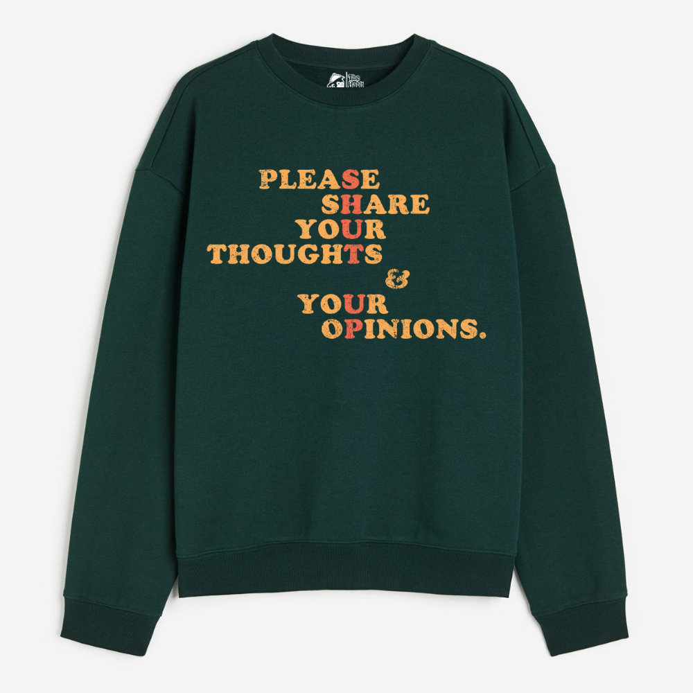 Shut Up - Cozy Delight: Winter Bliss Unisex Oversized Sweatshirt (400 GSM)