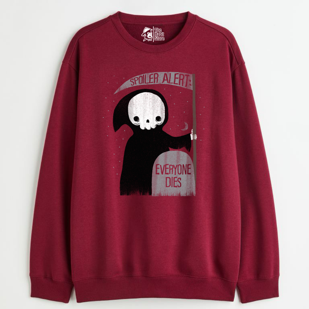 Spoiler Alert - Cozy Delight: Winter Bliss Unisex Oversized Sweatshirt (400 GSM)