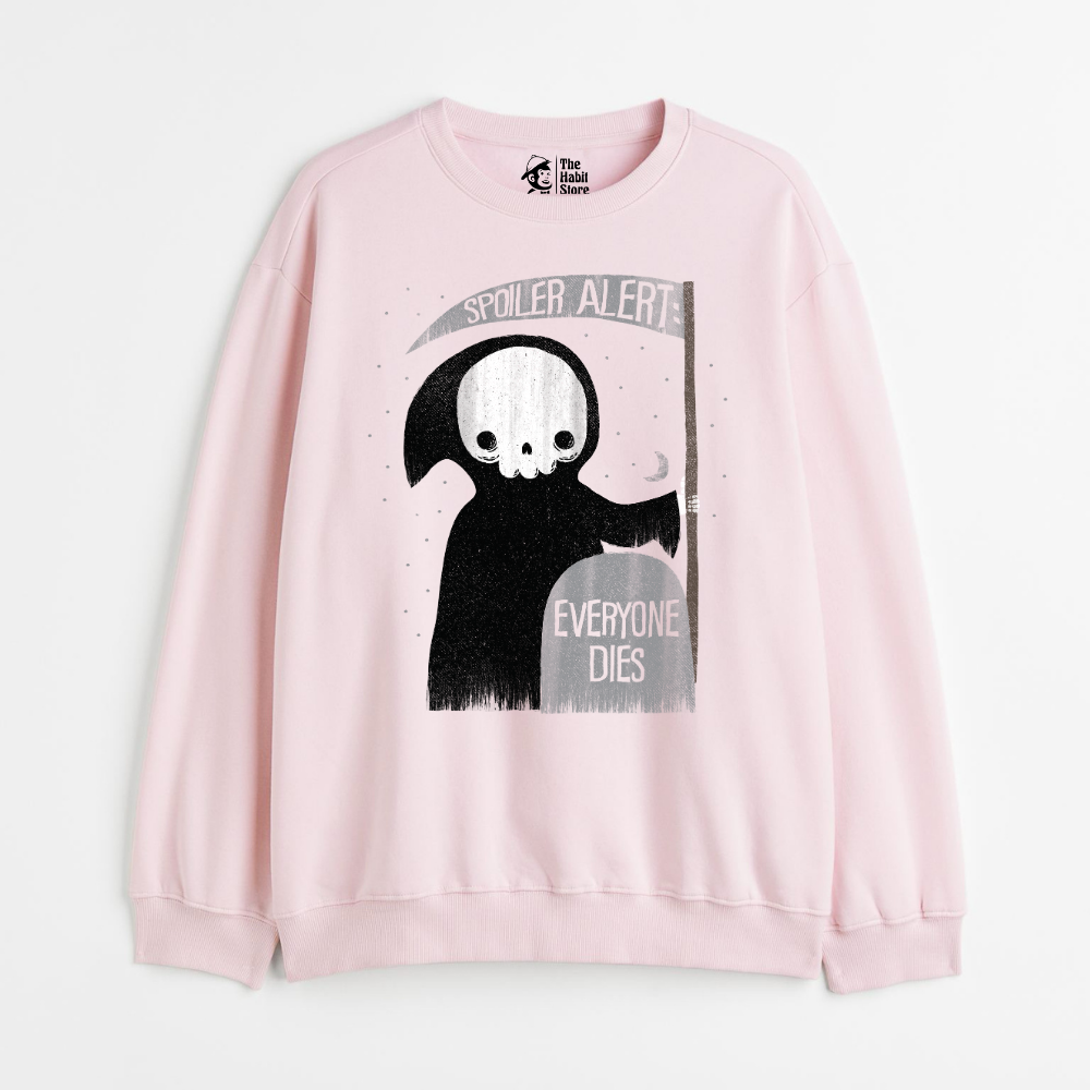 Spoiler Alert - Cozy Delight: Winter Bliss Unisex Oversized Sweatshirt (400 GSM)