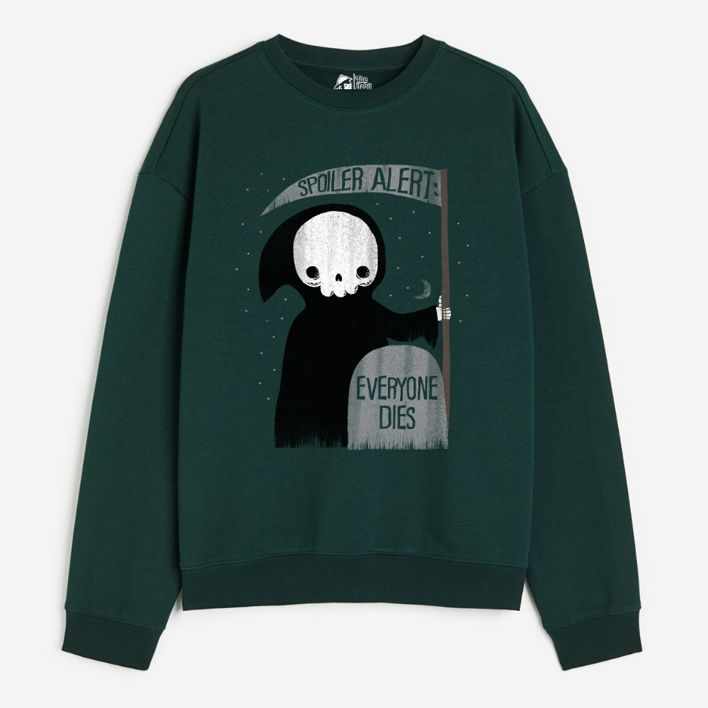 Spoiler Alert - Cozy Delight: Winter Bliss Unisex Oversized Sweatshirt (400 GSM)