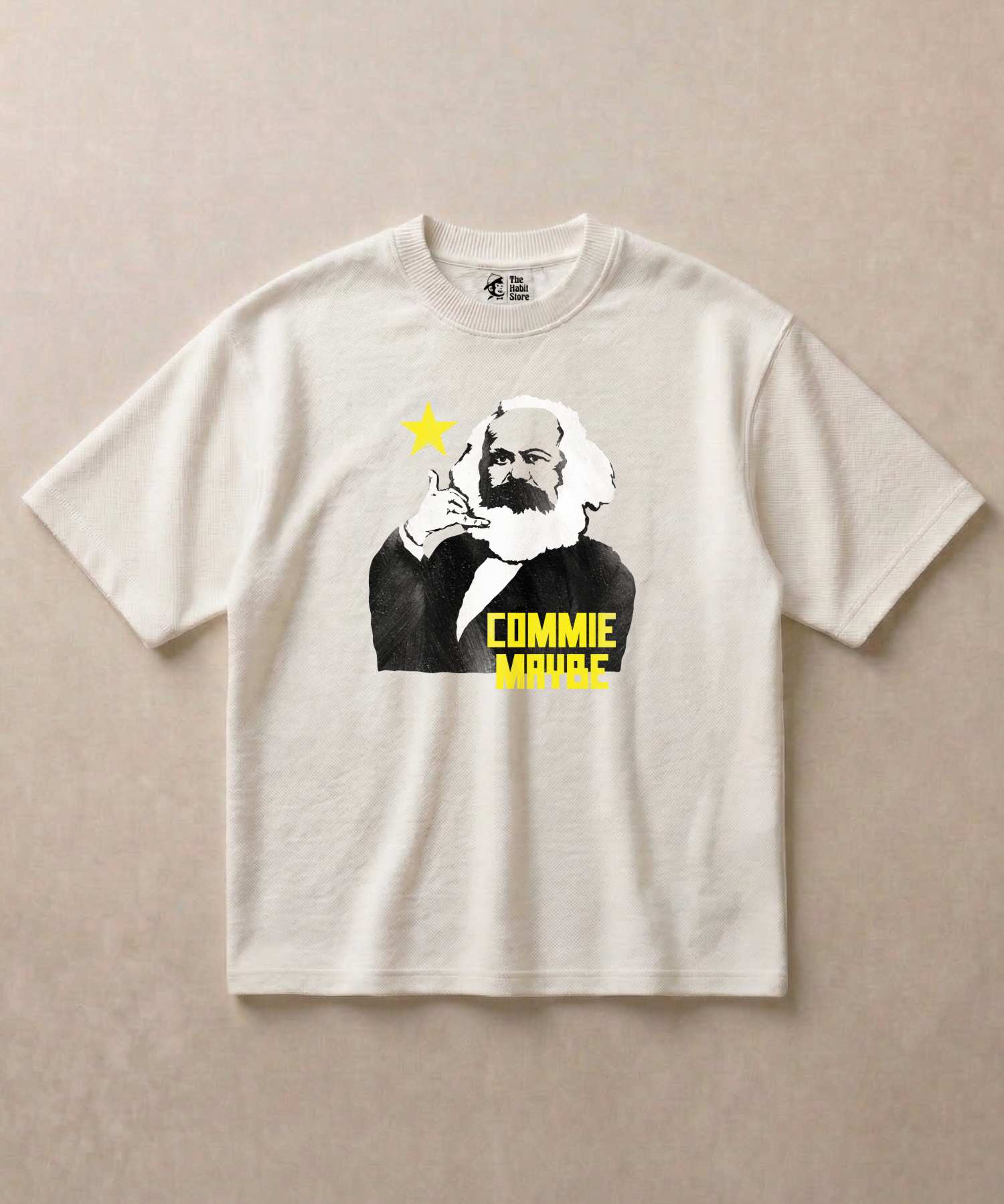 Commie Maybe - Premium French Terry Oversized T-shirt