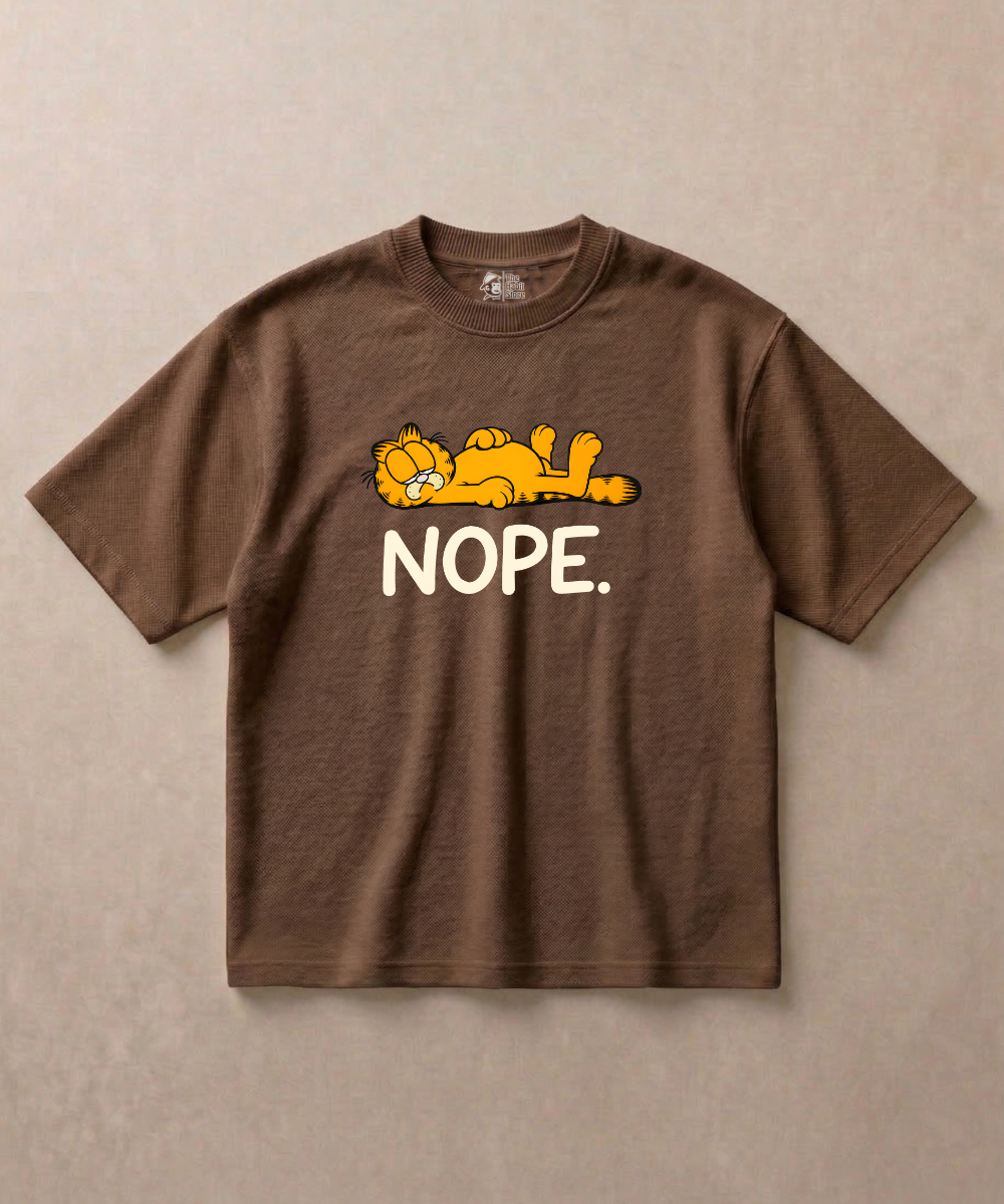 Nope - Premium French Terry Oversized T-shirt