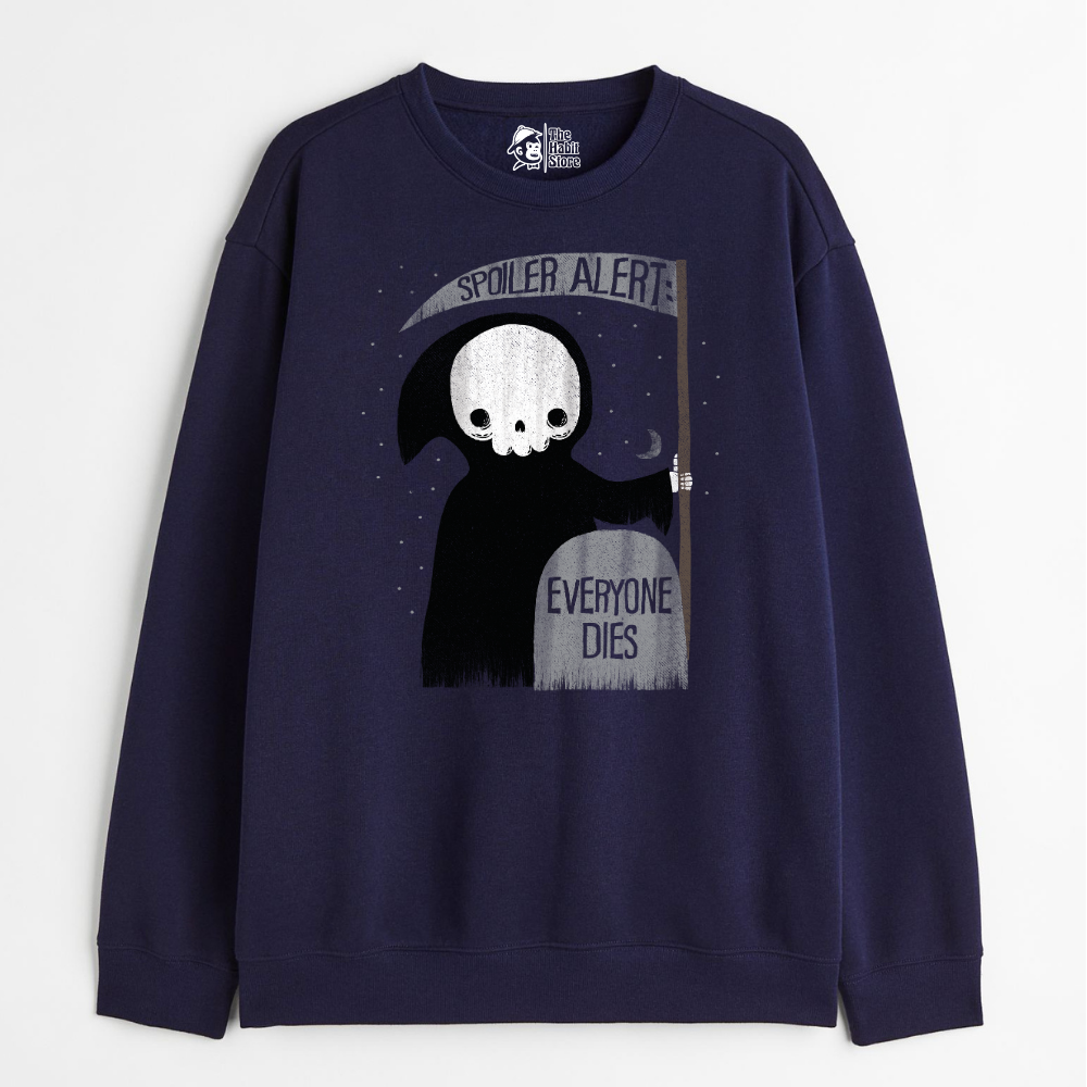 Spoiler Alert - Cozy Delight: Winter Bliss Unisex Oversized Sweatshirt (400 GSM)