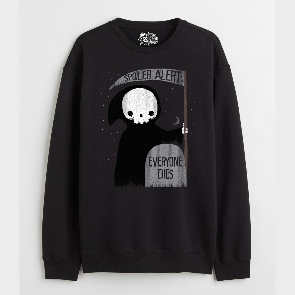 Spoiler Alert - Cozy Delight: Winter Bliss Unisex Oversized Sweatshirt (400 GSM)