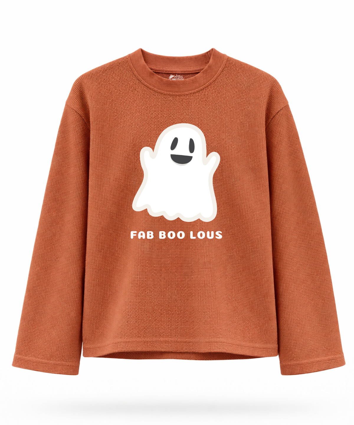 Fab Boo Lous - Waffle Knit Oversized Full Sleeve