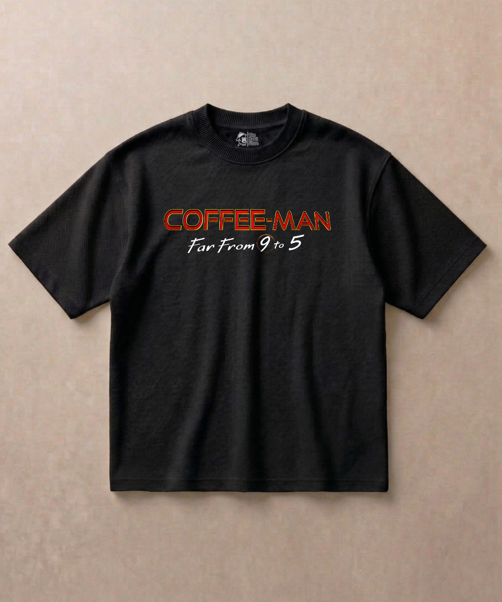 Coffee Man - Premium French Terry Oversized T-shirt