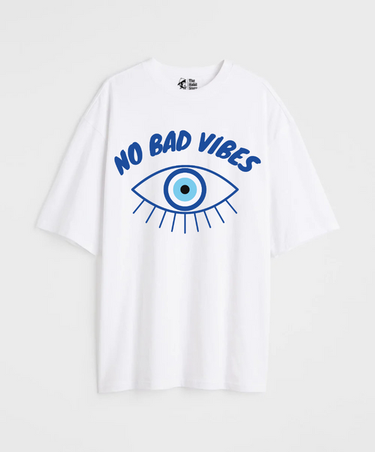 No Bad Vibes 240 GSM Unisex Oversized T-shirt