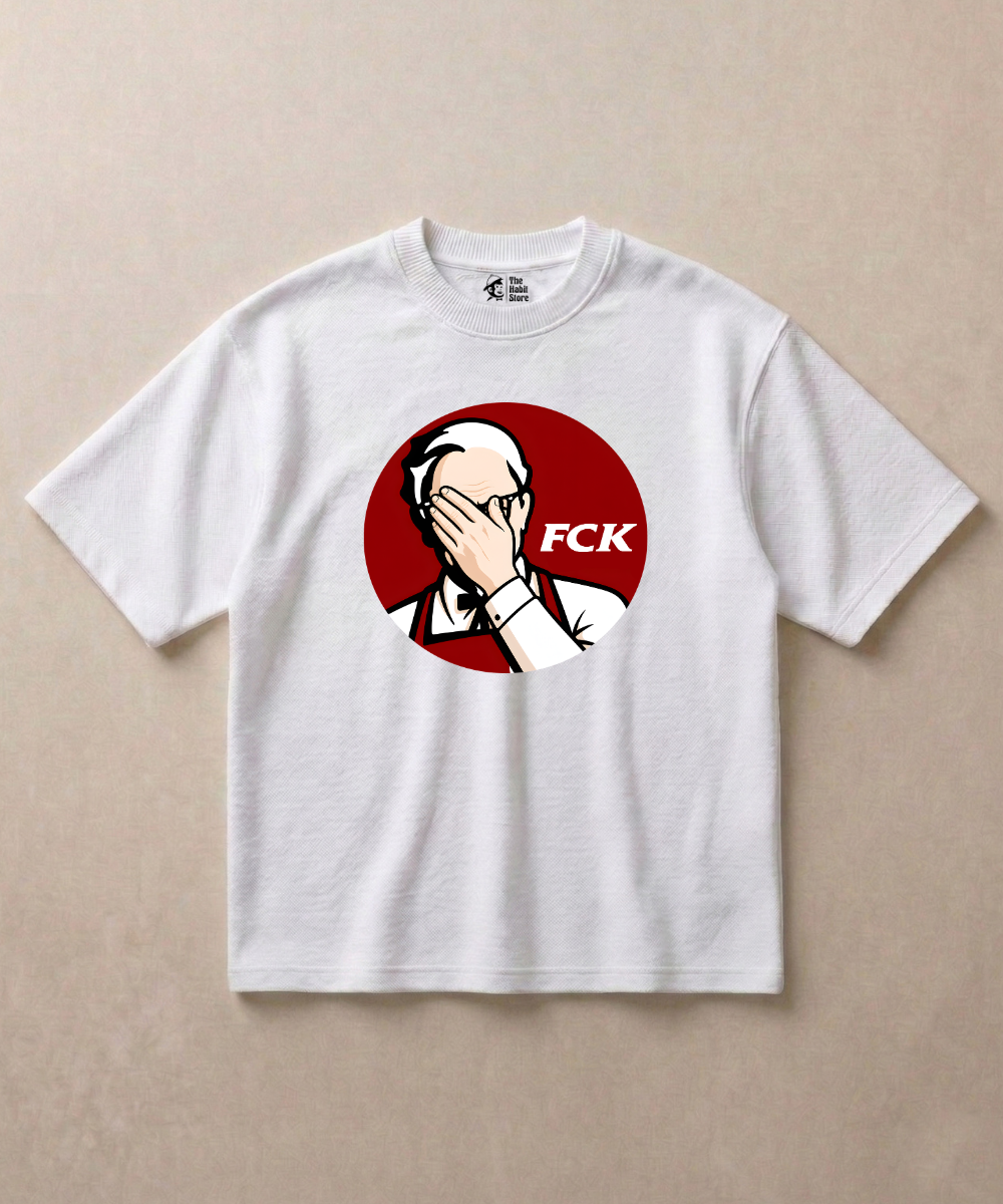 FCK - Premium French Terry Oversized T-shirt