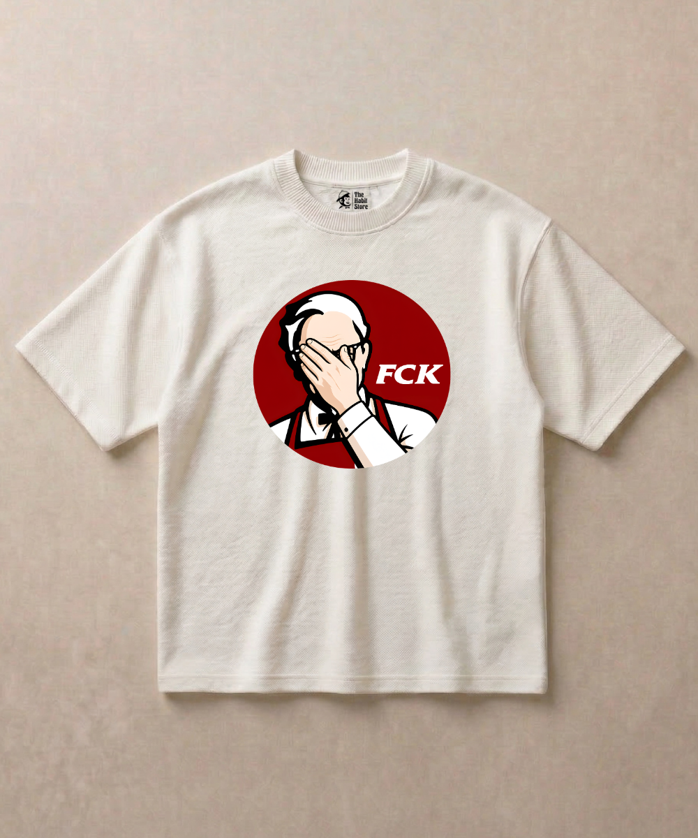 FCK - Premium French Terry Oversized T-shirt