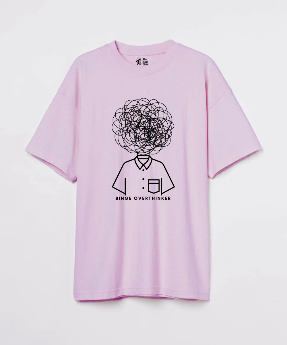 Binge Overthinker - Premium Oversized T-Shirt - COS