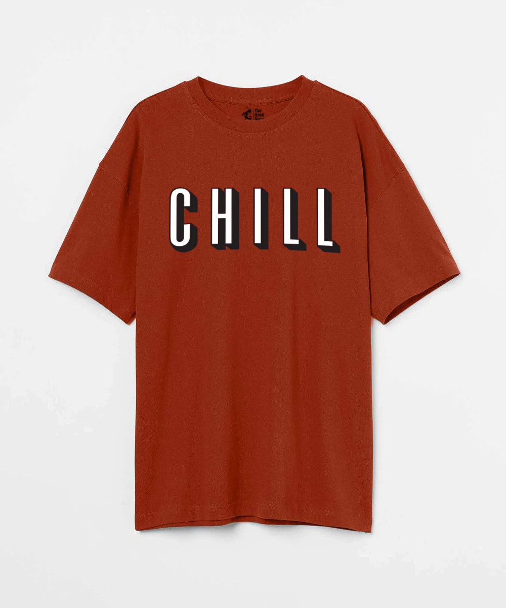 Chill 240 GSM Unisex Oversized T-shirt