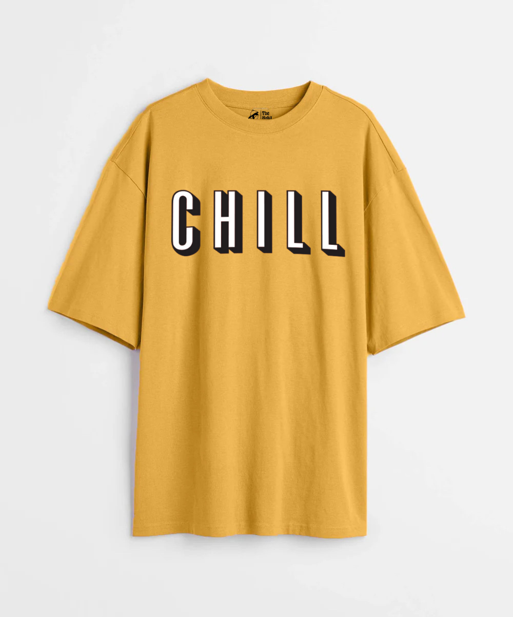 Chill 240 GSM Unisex Oversized T-shirt