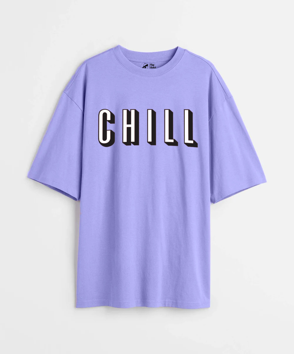 Chill 240 GSM Unisex Oversized T-shirt