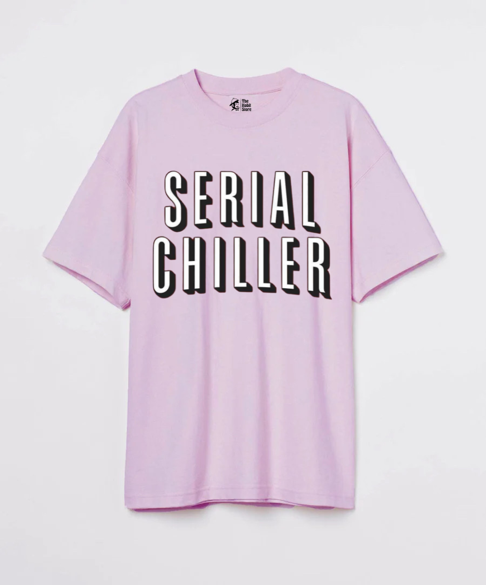 Serial Chiller 240 GSM Unisex Oversized T-shirt