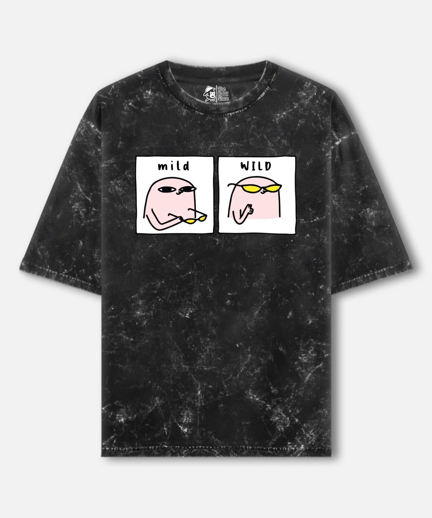 Mild & Wild Acid Wash Oversized T-shirt | 240 GSM