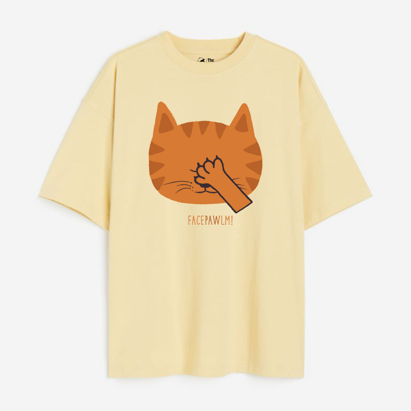 Facepawlm Lightweight 180 GSM Unisex Oversized T-shirt