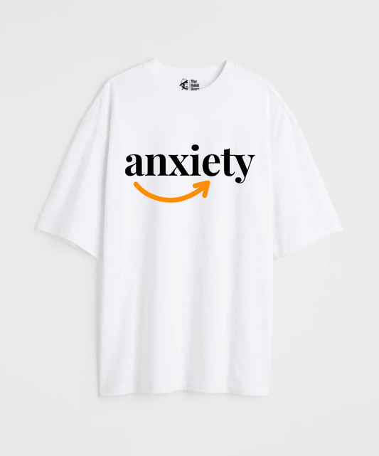 Anxiety 240 GSM Unisex Oversized T-shirt