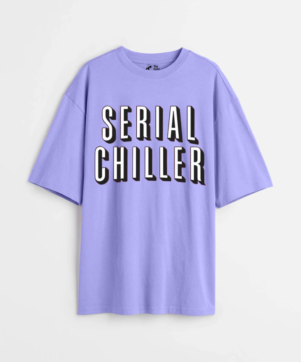 Serial Chiller 240 GSM Unisex Oversized T-shirt