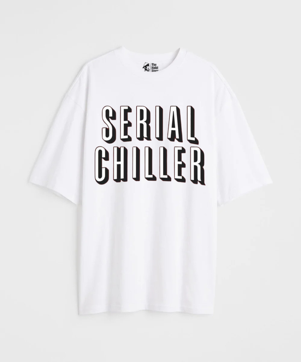 Serial Chiller 240 GSM Unisex Oversized T-shirt