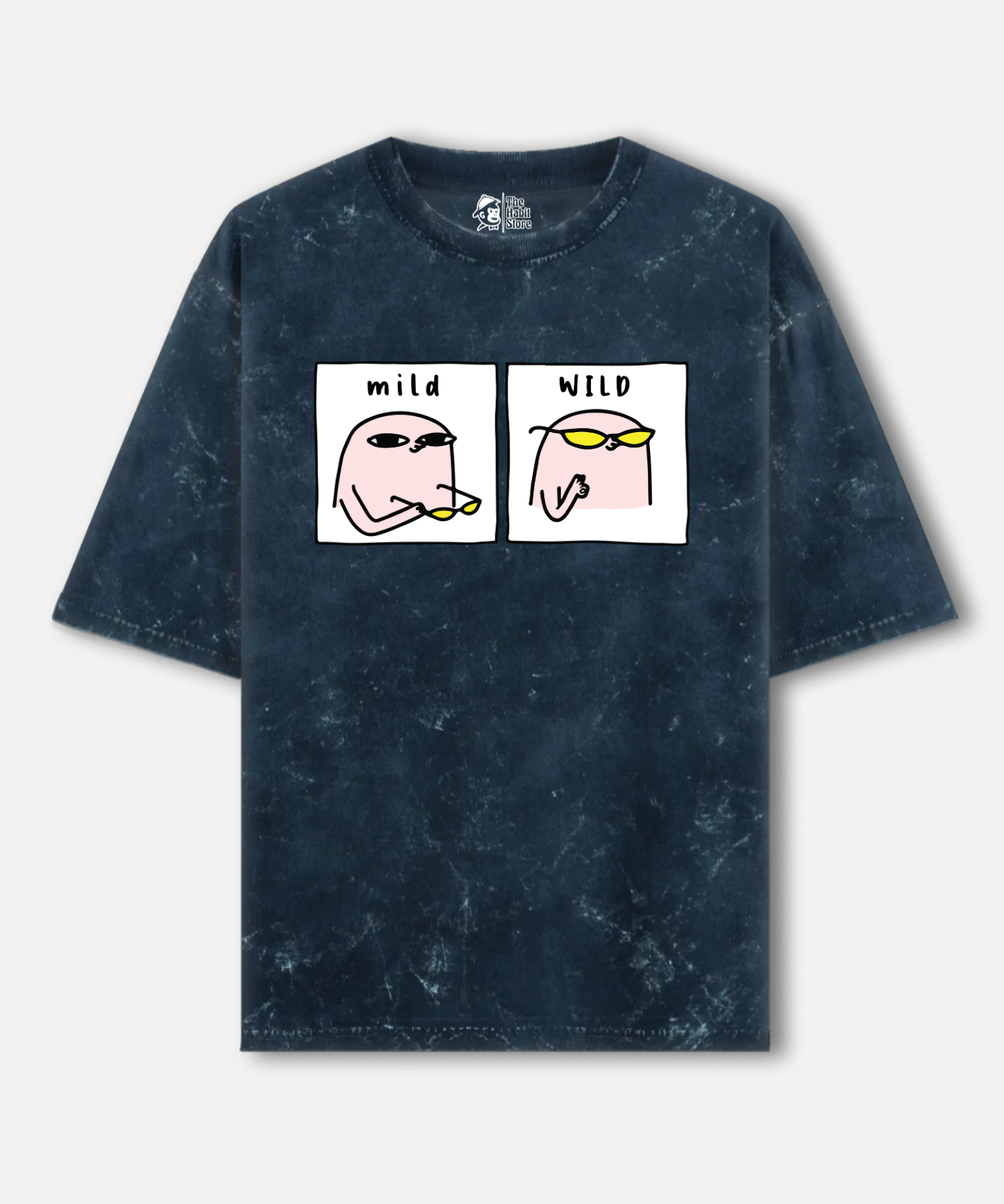 Mild & Wild Acid Wash Oversized T-shirt | 240 GSM