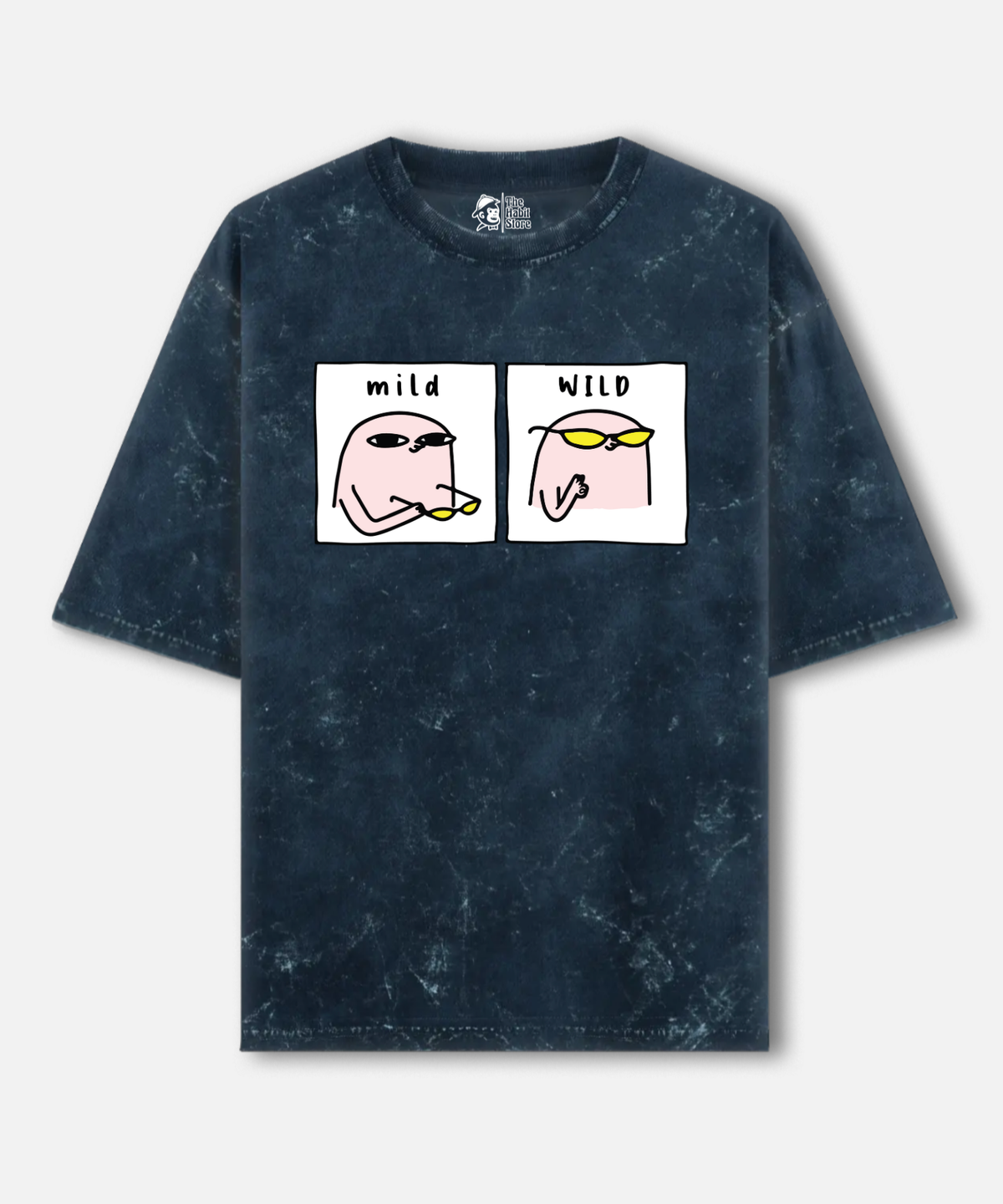Mild & Wild Acid Wash Oversized T-shirt | 240 GSM