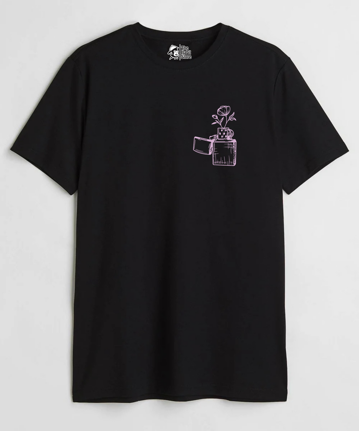 Lighter Flower - Regular Fit T-Shirt - Clear Out Sale