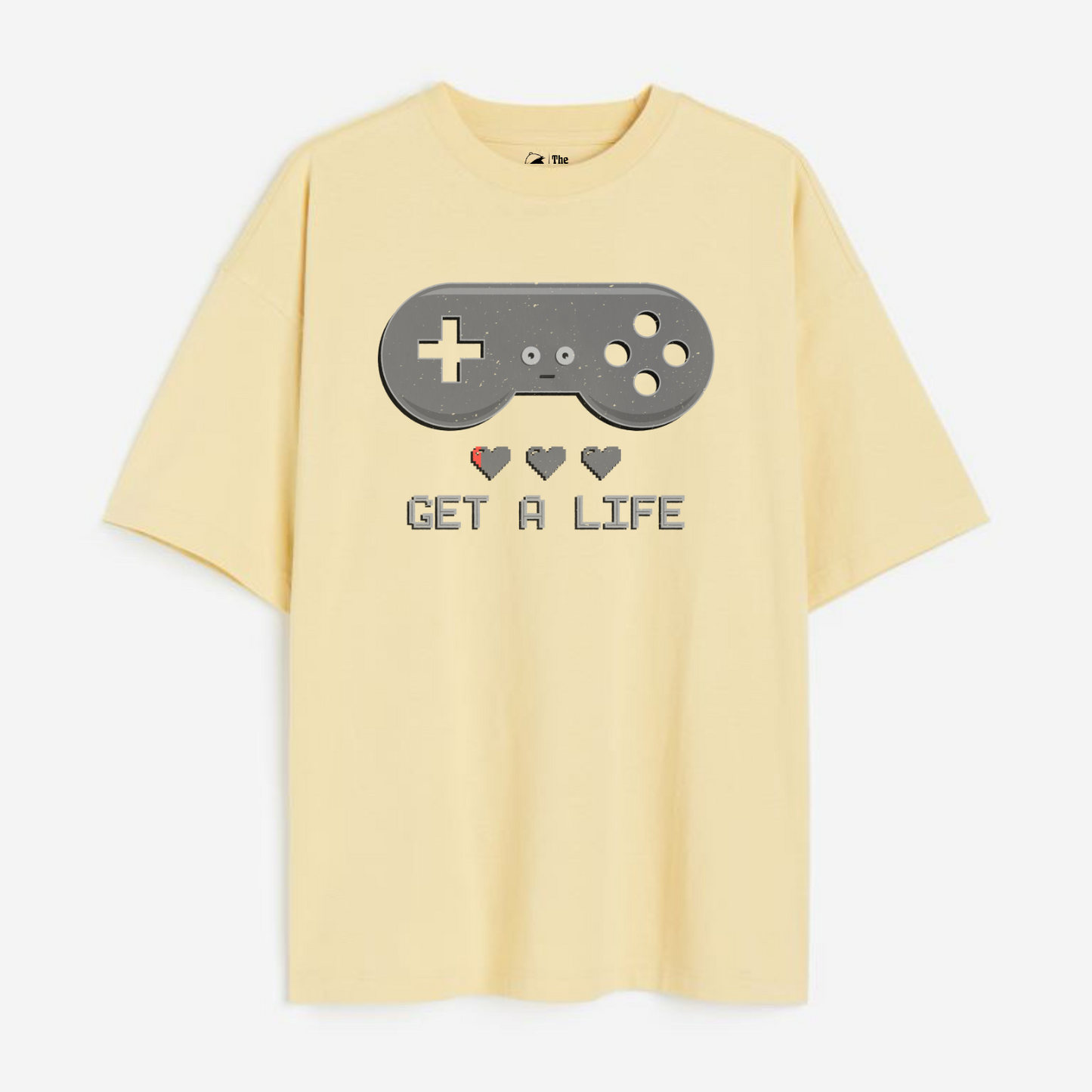 Get A Life Lightweight 180 GSM Unisex Oversized T-shirt
