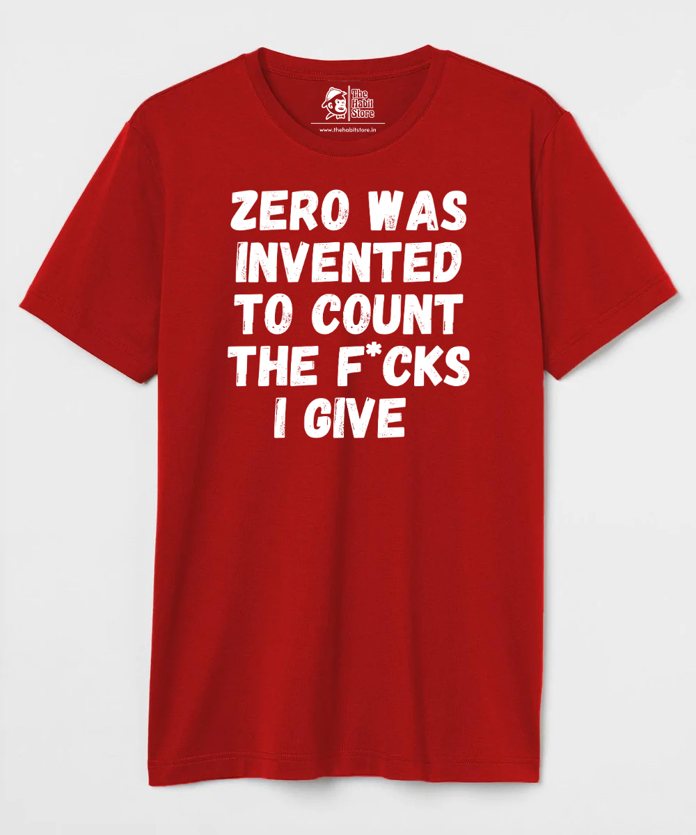 This is What Zero Was Invented For Unisex Round Neck Half Sleeve T-shirt