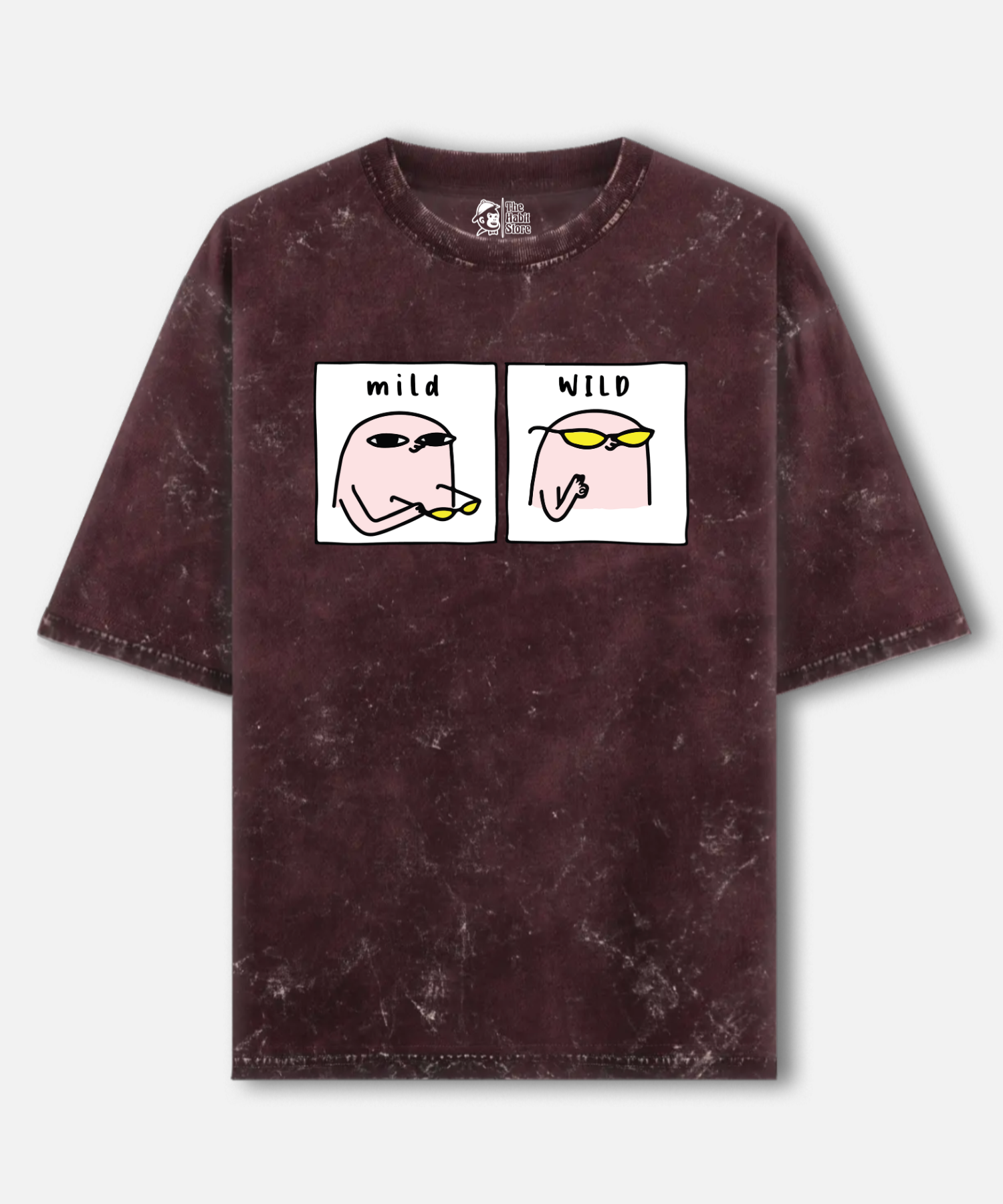 Mild & Wild Acid Wash Oversized T-shirt | 240 GSM