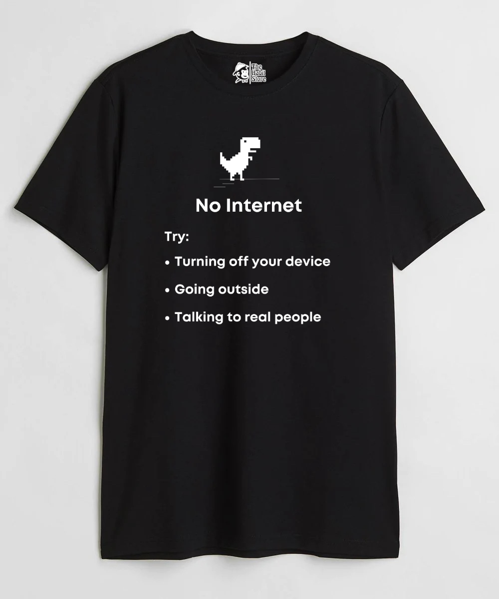 No Internet - Regular Fit Unisex T-Shirt