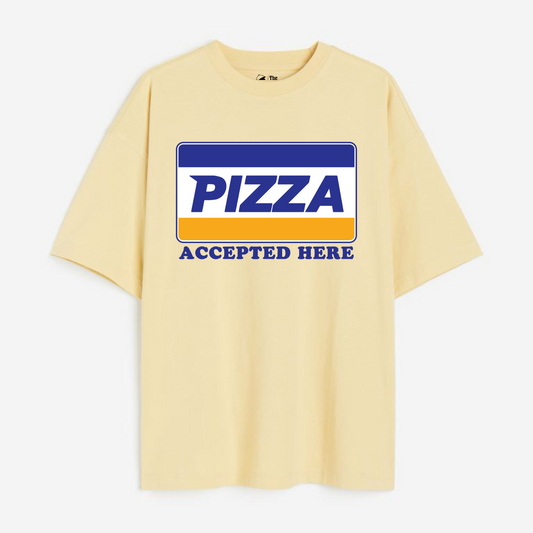 Payment By 🍕 Lightweight 180 GSM Unisex Oversized T-shirt