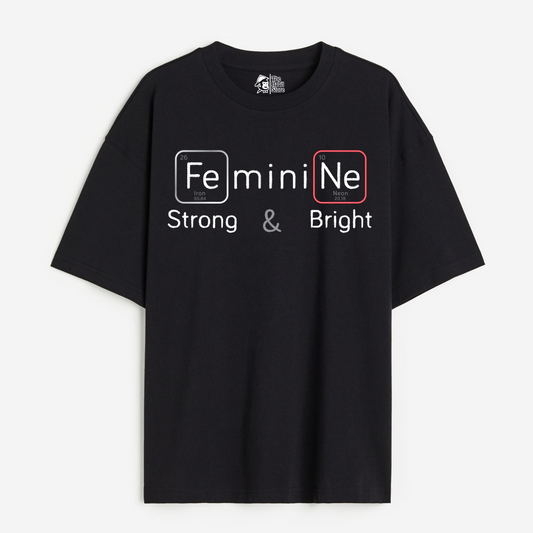 Strong & Bright 💪 & 🌞 Lightweight 180 GSM Unisex Oversized T-shirt