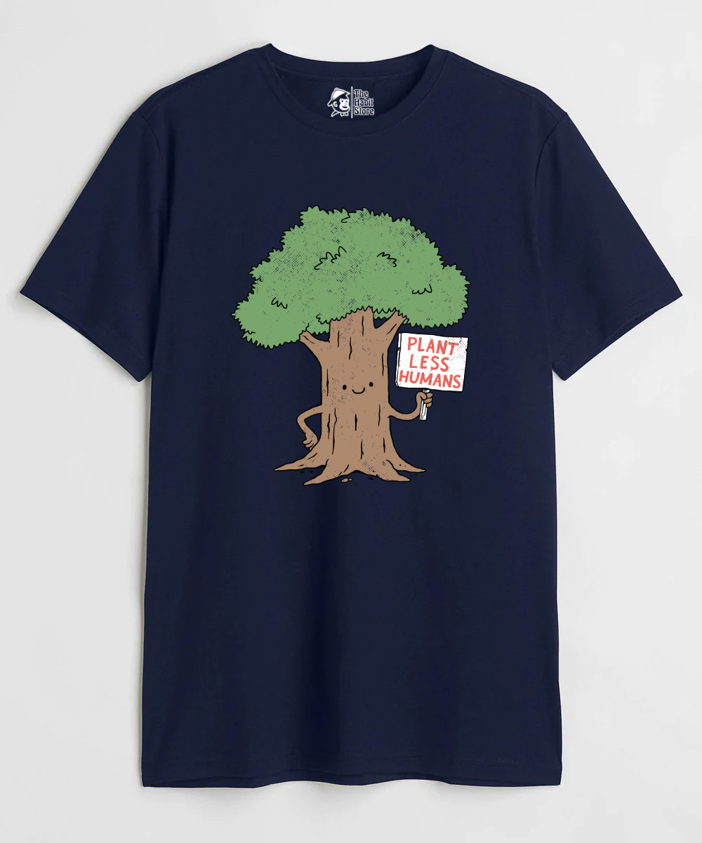 Plant less humans - Regular Fit Unisex T-Shirt