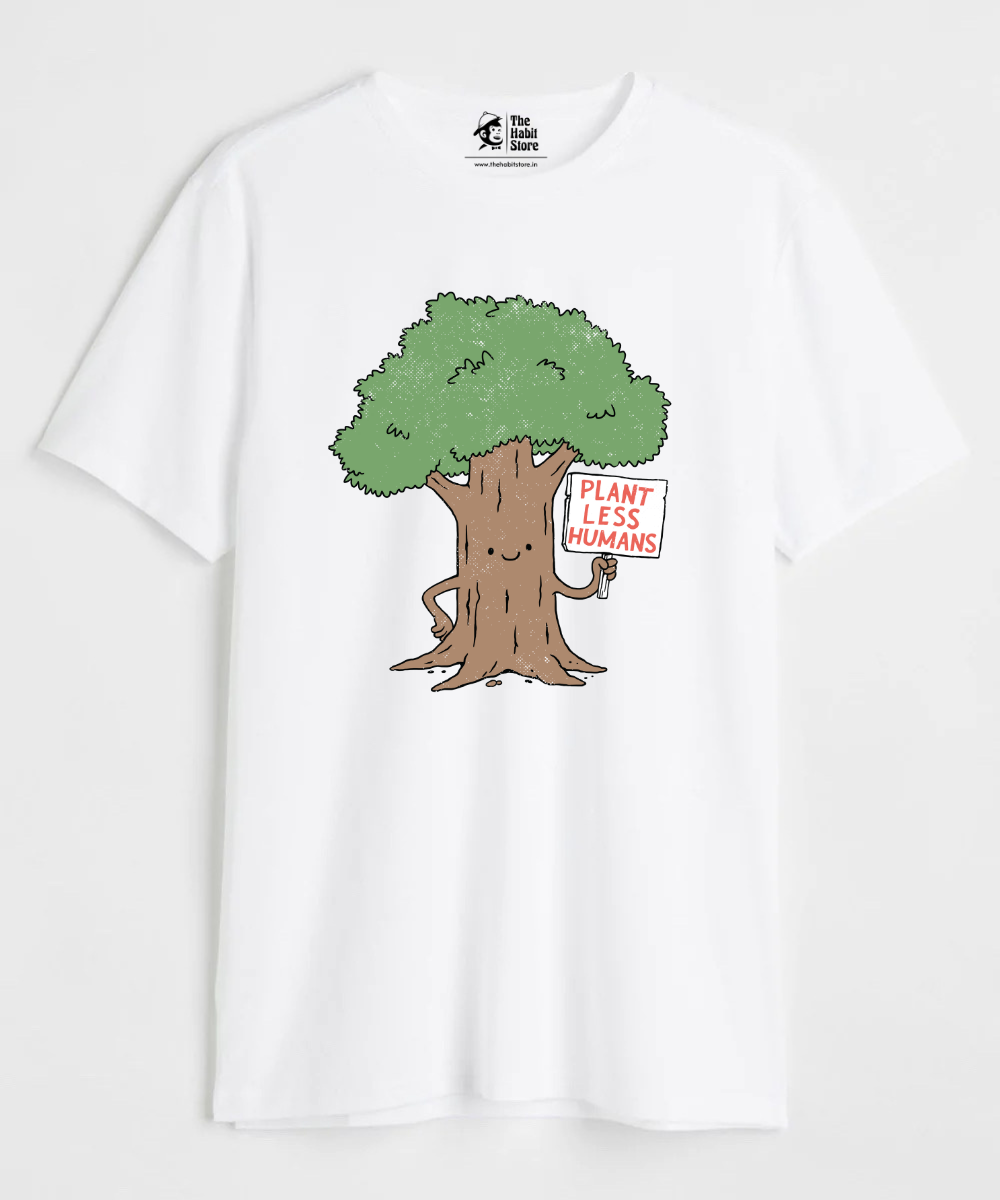 Plant less humans - Regular Fit Unisex T-Shirt