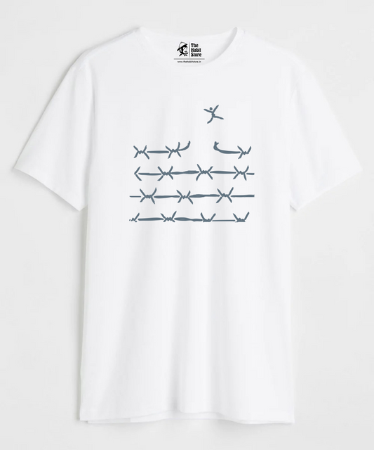 Be Free Unisex Round Neck Half Sleeve T-shirt