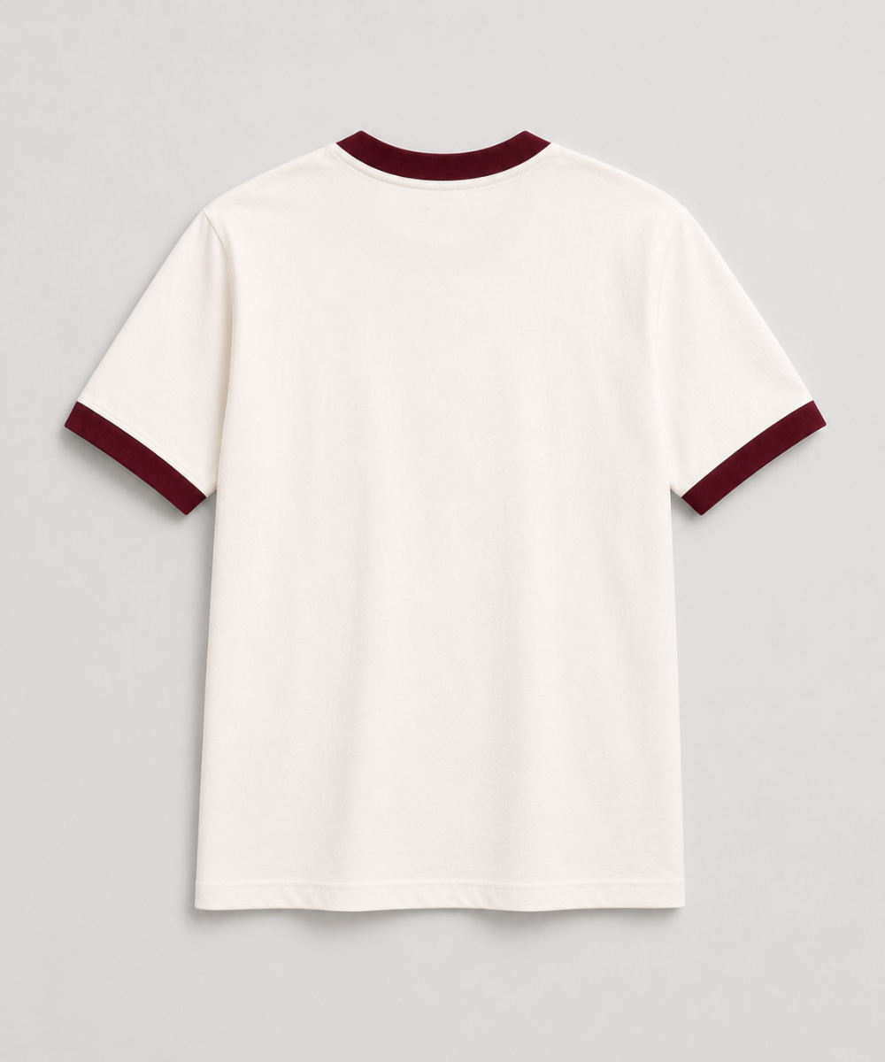 Off White Ringer T-Shirt