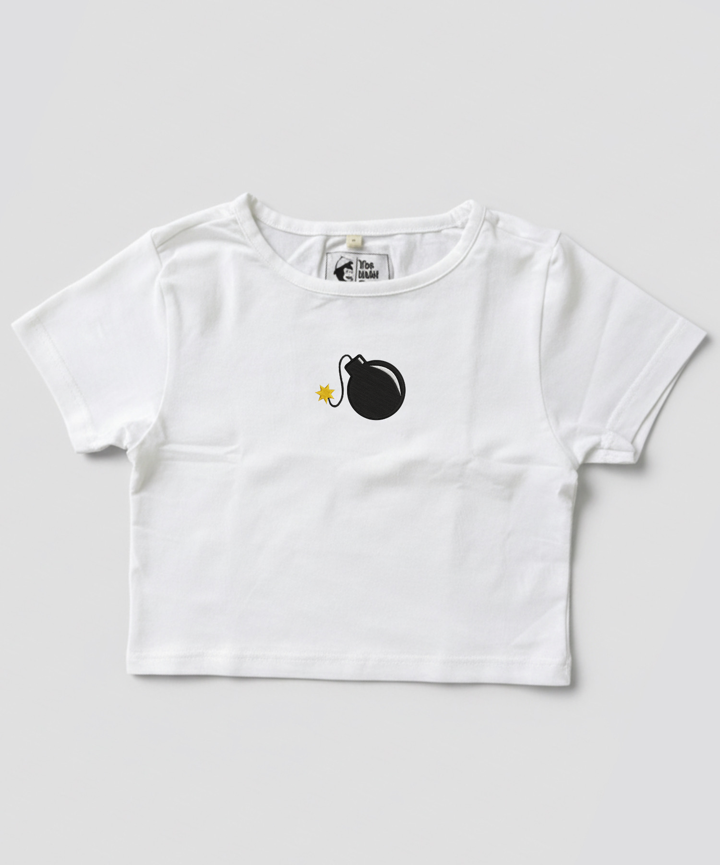 Bombshell 💣 Embroidered Women's Baby Tee