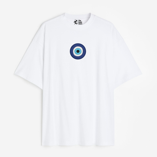 Good Vibes Only 🧿 Embroidered Lightweight 180 GSM Unisex Oversized T-shirts