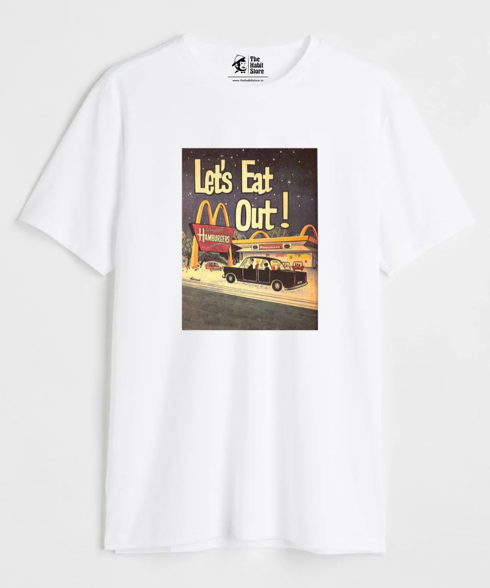 Lets Eat Out - Regular Fit T-Shirt - COS