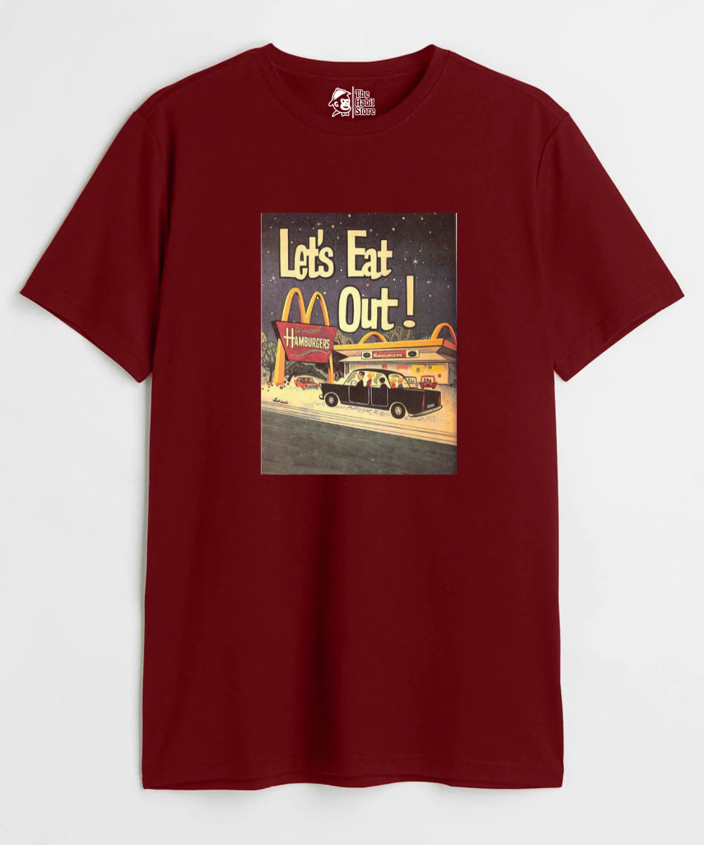 Lets Eat Out - Regular Fit T-Shirt - COS