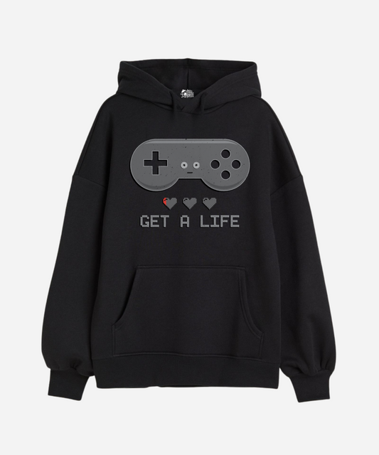 Get A Life - Oversized Winter Dreams: Premium 400 GSM Hoodies