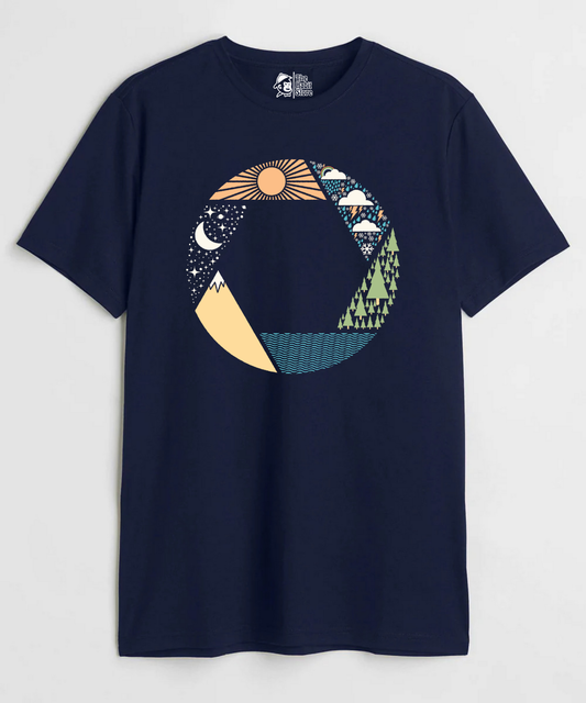 Capture Nature Unisex Round Neck Half Sleeve T-shirt
