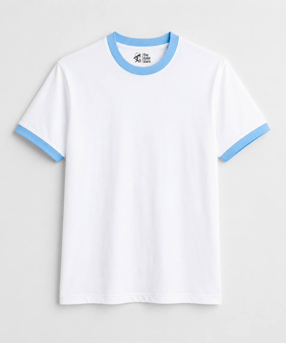 White Ringer T-Shirt