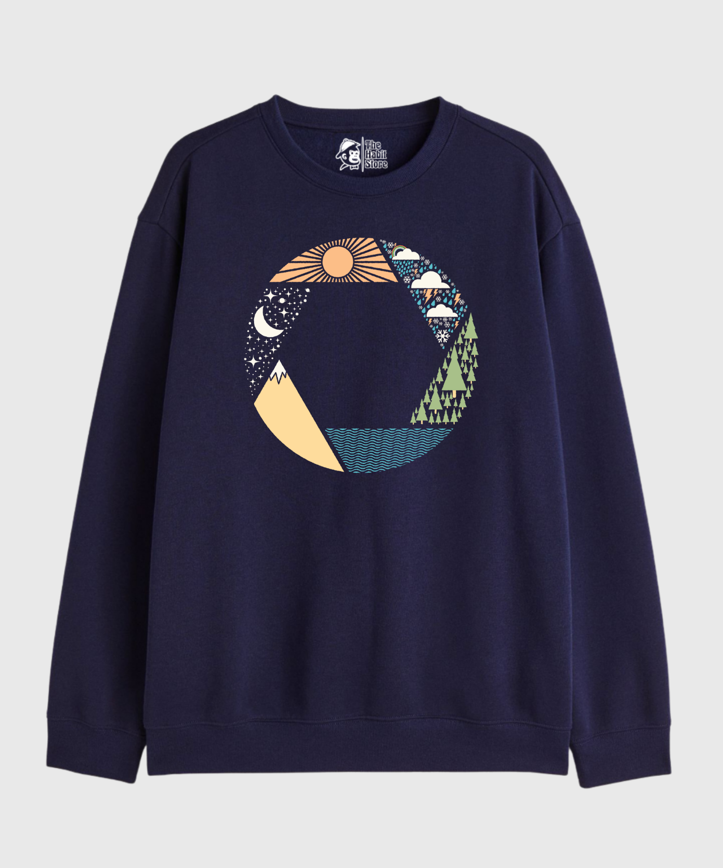 Capture Nature - Cozy Delight: Winter Bliss Unisex Oversized Sweatshirt (400 GSM)"